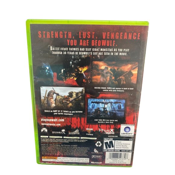 Beowulf The Game Xbox 360 Ubisoft Mature - Picture 2 of 4
